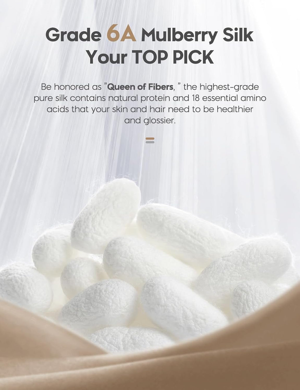 100% Pure Mulberry Silk Pillowcase for Hair & Skin - 22 Momme 6A High - Grade Fibers - Anti - Aging, Anti - Sleep Crease, Cooling Satin Pillowcases with Hidden Zipper, Best Gift Idea (Standard 20X26 Inches) - OurOwnHaven