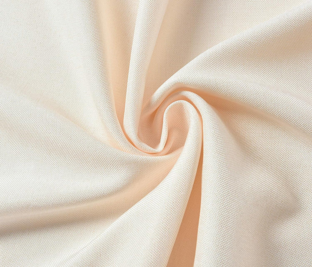 Faux Linen Square Tablecloth 60”×60” – Spill - Resistant, Washable & Wrinkle - Free Indoor/Outdoor Table Cover, Peach Pink - OurOwnHaven