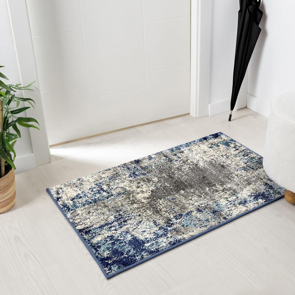 Artistic Area Rug, D.Blue - L.Blue 2X3 - OurOwnHaven