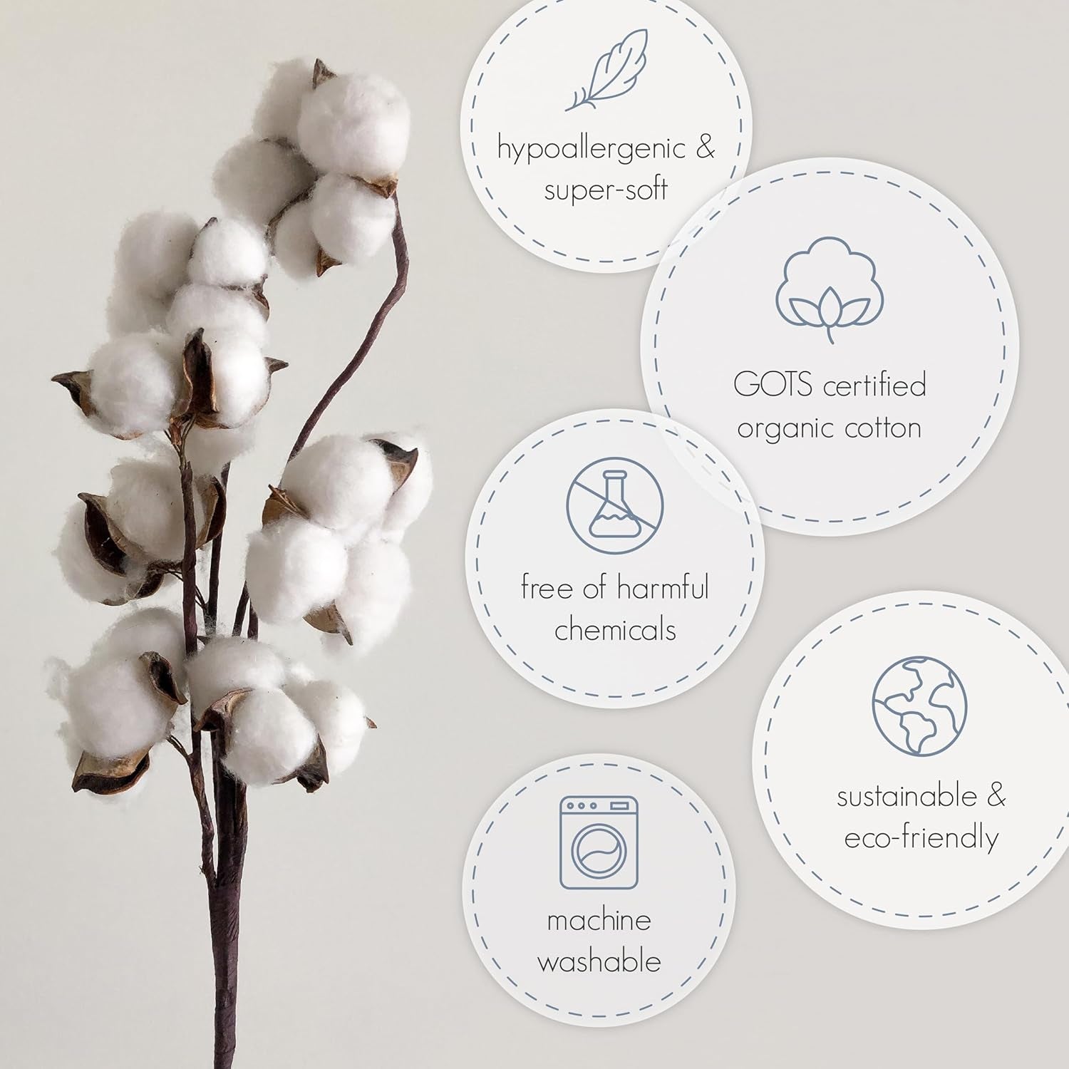 Ecolino Organic Cotton Baby Sleep Sack – 2 - Way Zipper Wearable Blanket for Toddlers 18–36 Months, Soft & Breathable, Blush - OurOwnHaven