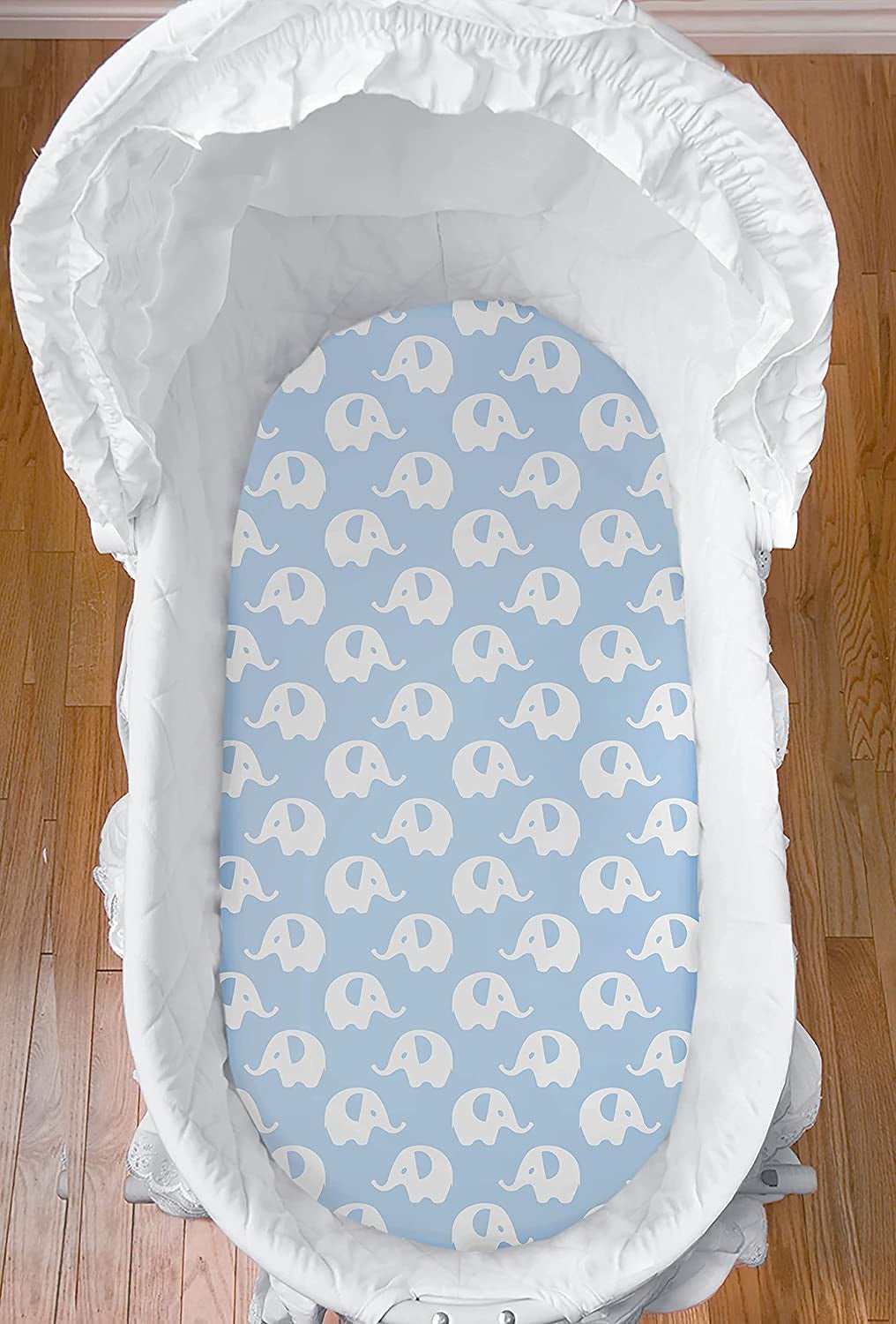 Organic Cotton Jersey Bassinet Sheets (3 - Pack) – Stretch Fit for Halo, Snoo, Graco & Standard Bassinets, Ultra - Soft & Breathable - OurOwnHaven