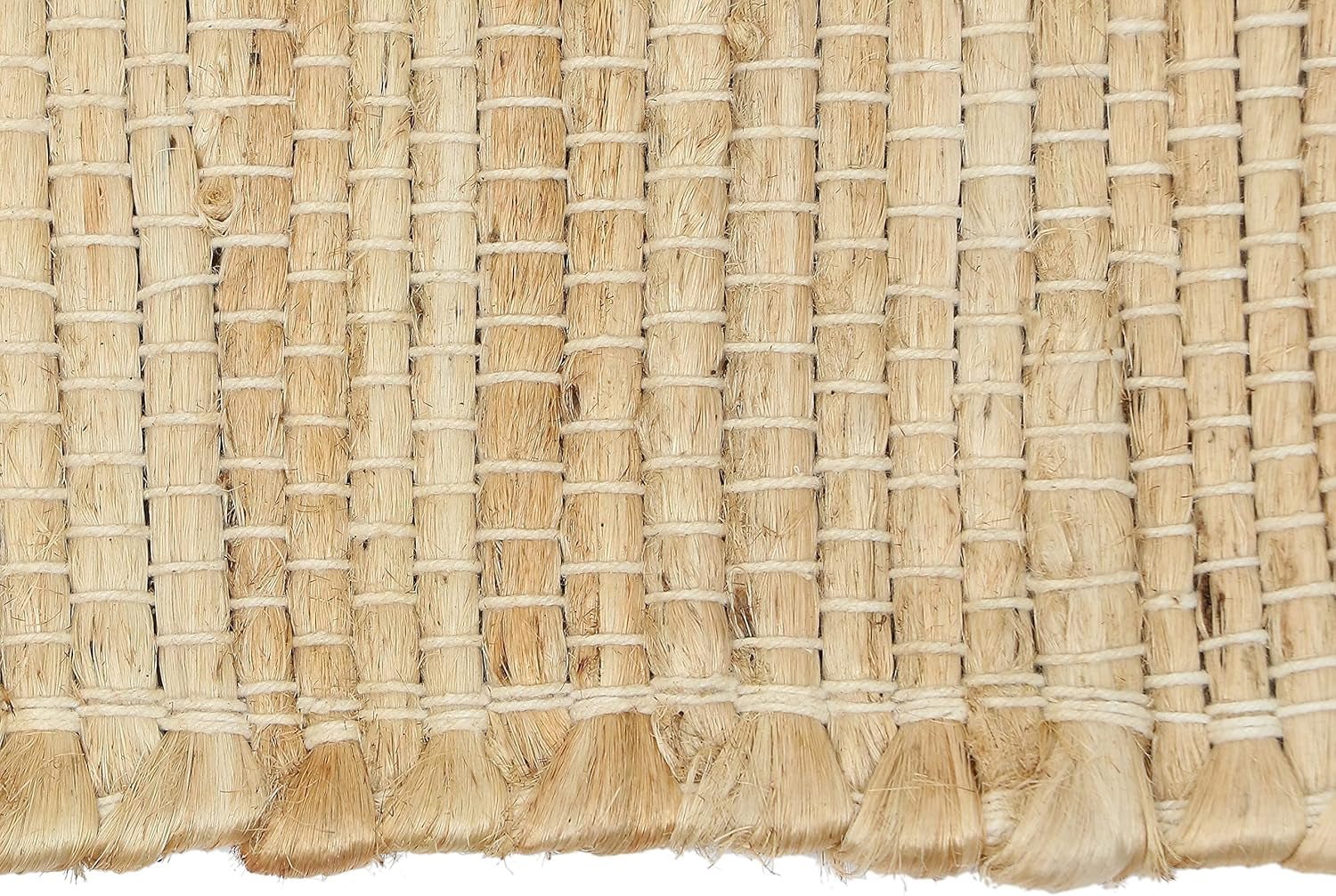 Handmade Natural Jute Table Runner – Eco - Friendly Boho Table Decor for Dining, Weddings & Parties (13”×72”) - OurOwnHaven