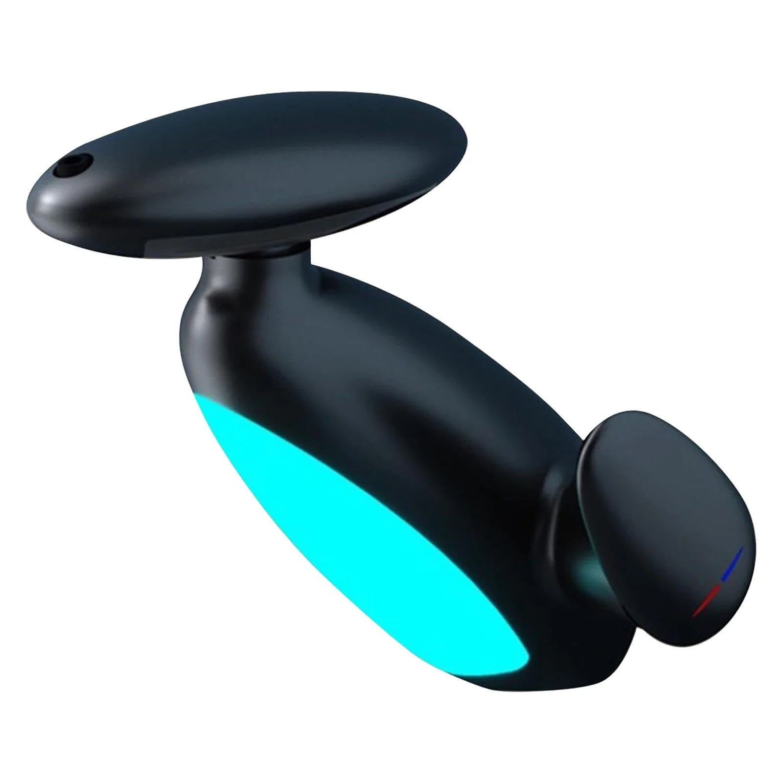 Bathroom Vanity Faucet with Pull Out Sprayer Hot & Cold Water LED Ambient Light Single Handle Modern Black Finish Copper 1 Hole Mount PPA Fiber - OurOwnHaven