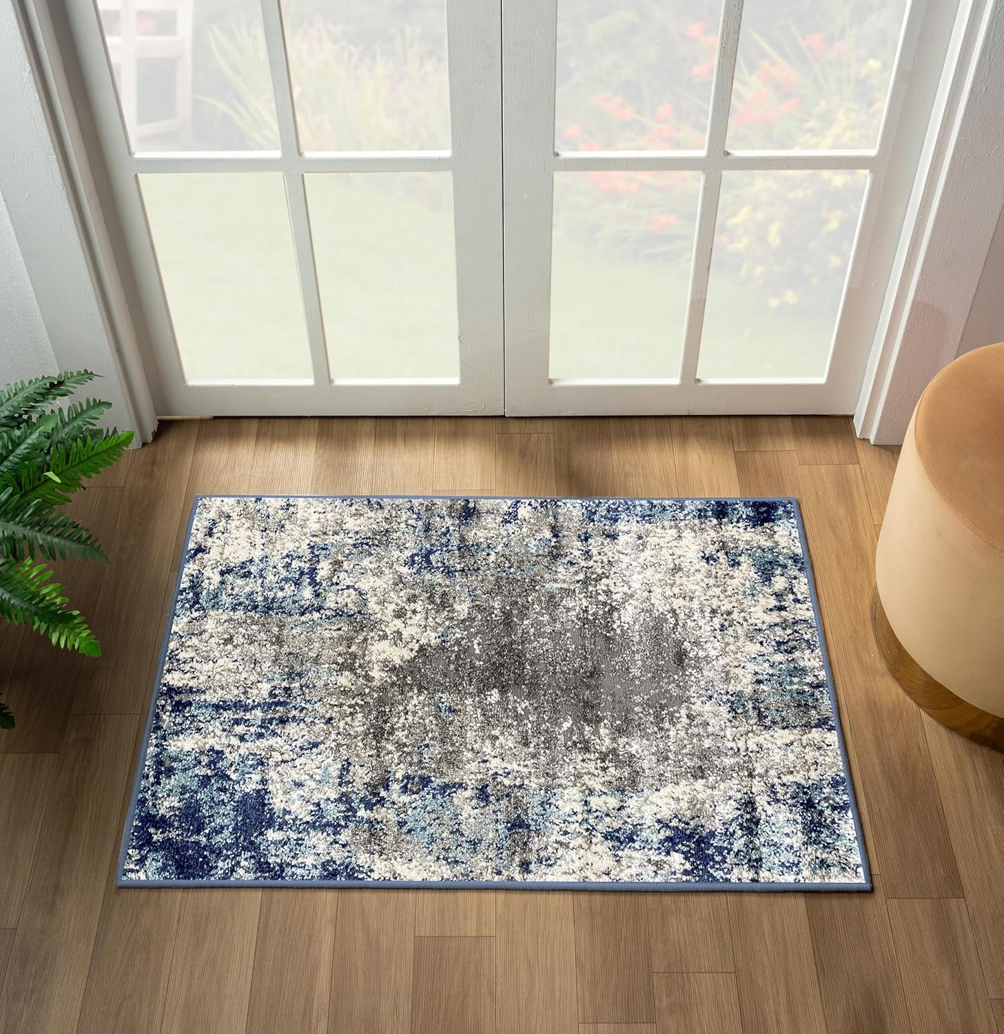 Artistic Area Rug, D.Blue - L.Blue 2X3 - OurOwnHaven