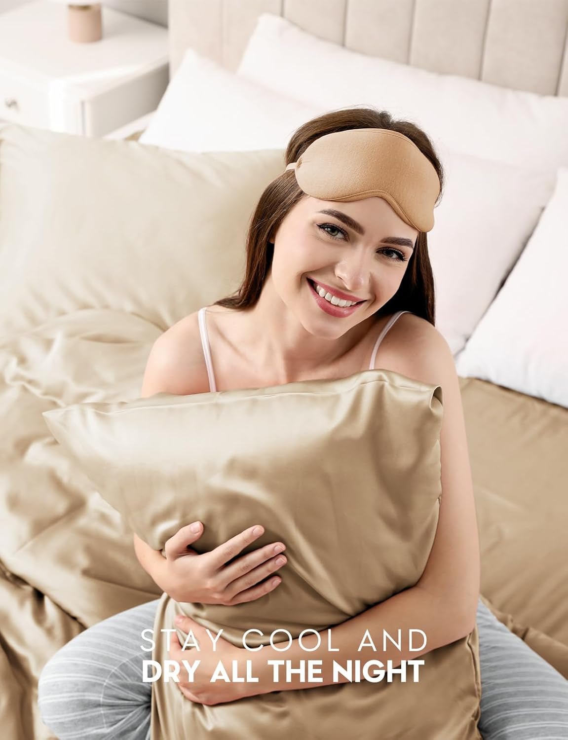 100% Pure Mulberry Silk Pillowcase for Hair & Skin - 22 Momme 6A High - Grade Fibers - Anti - Aging, Anti - Sleep Crease, Cooling Satin Pillowcases with Hidden Zipper, Best Gift Idea (Standard 20X26 Inches) - OurOwnHaven