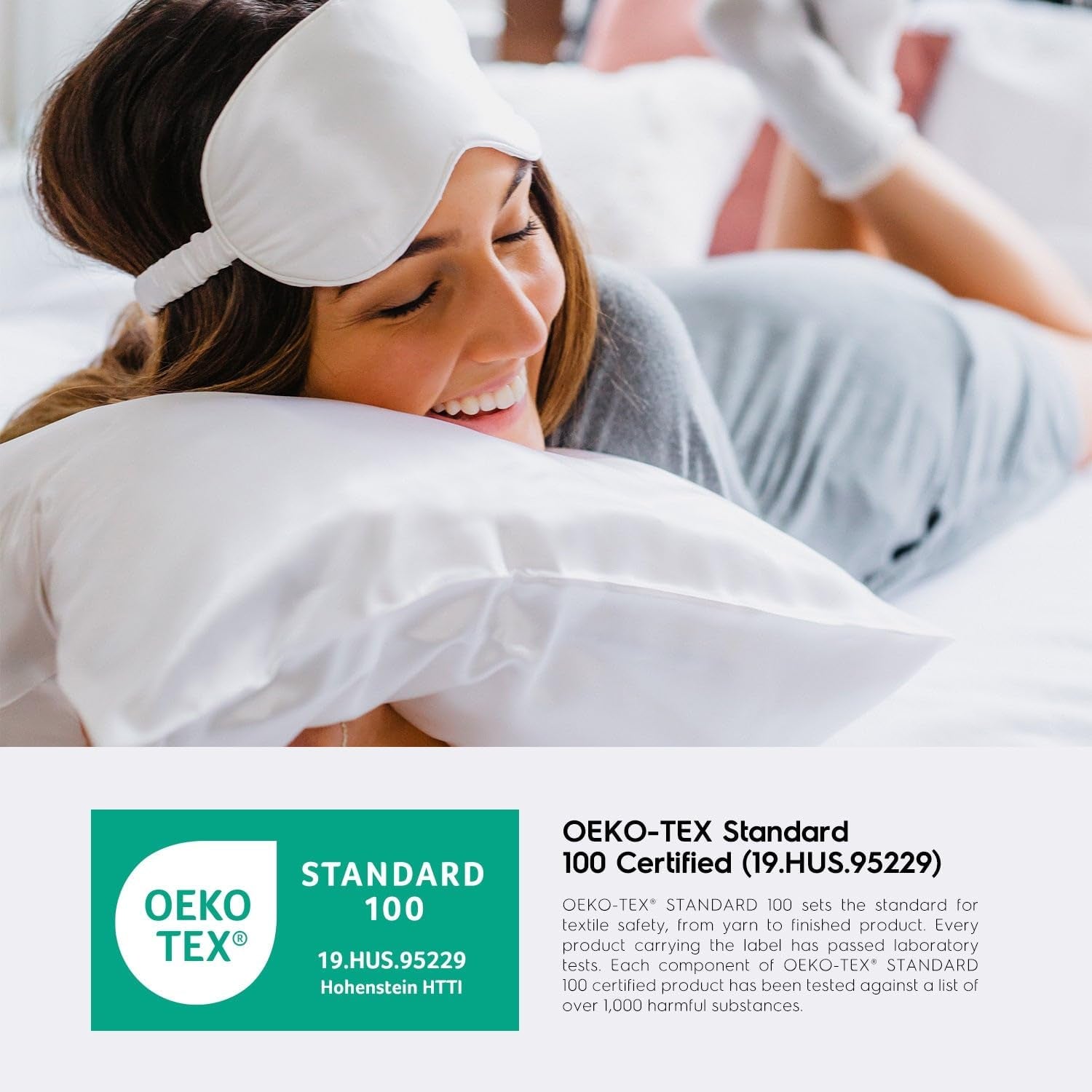 22 Mm 100% Pure Mulberry Silk Pillowcase – 6A Grade, Cooling & Double-Sided for Hair & Skin, Envelope Closure (Leopard, Standard 20”×26”)