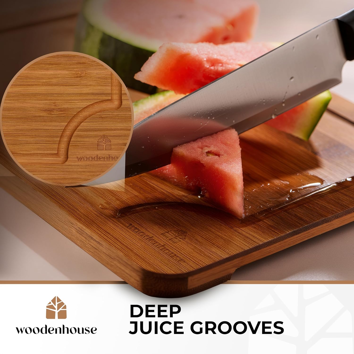 Elegant Bamboo Cutting Board Set - OurOwnHaven