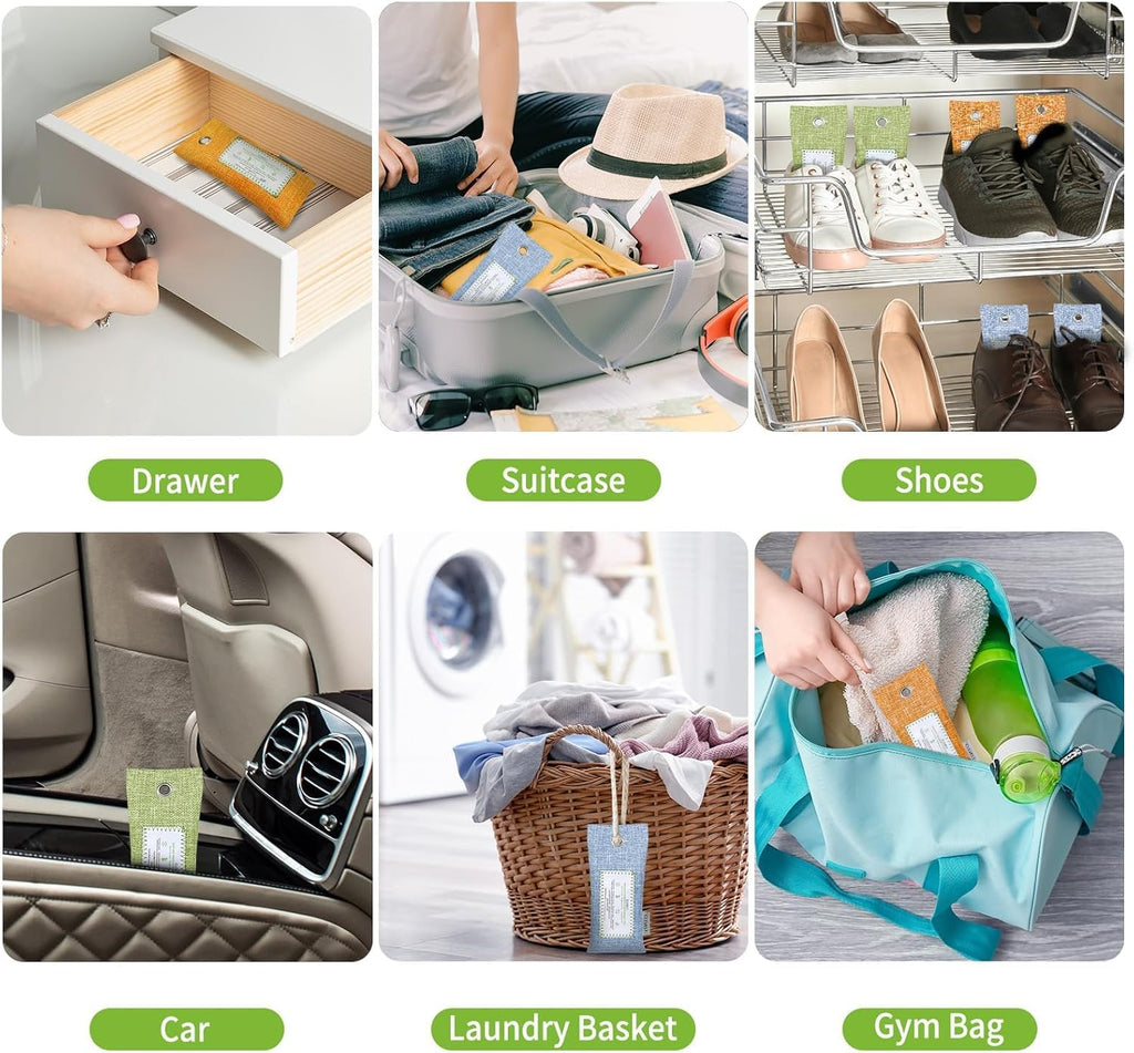 Bamboo Charcoal Air Purifying Bags - OurOwnHaven