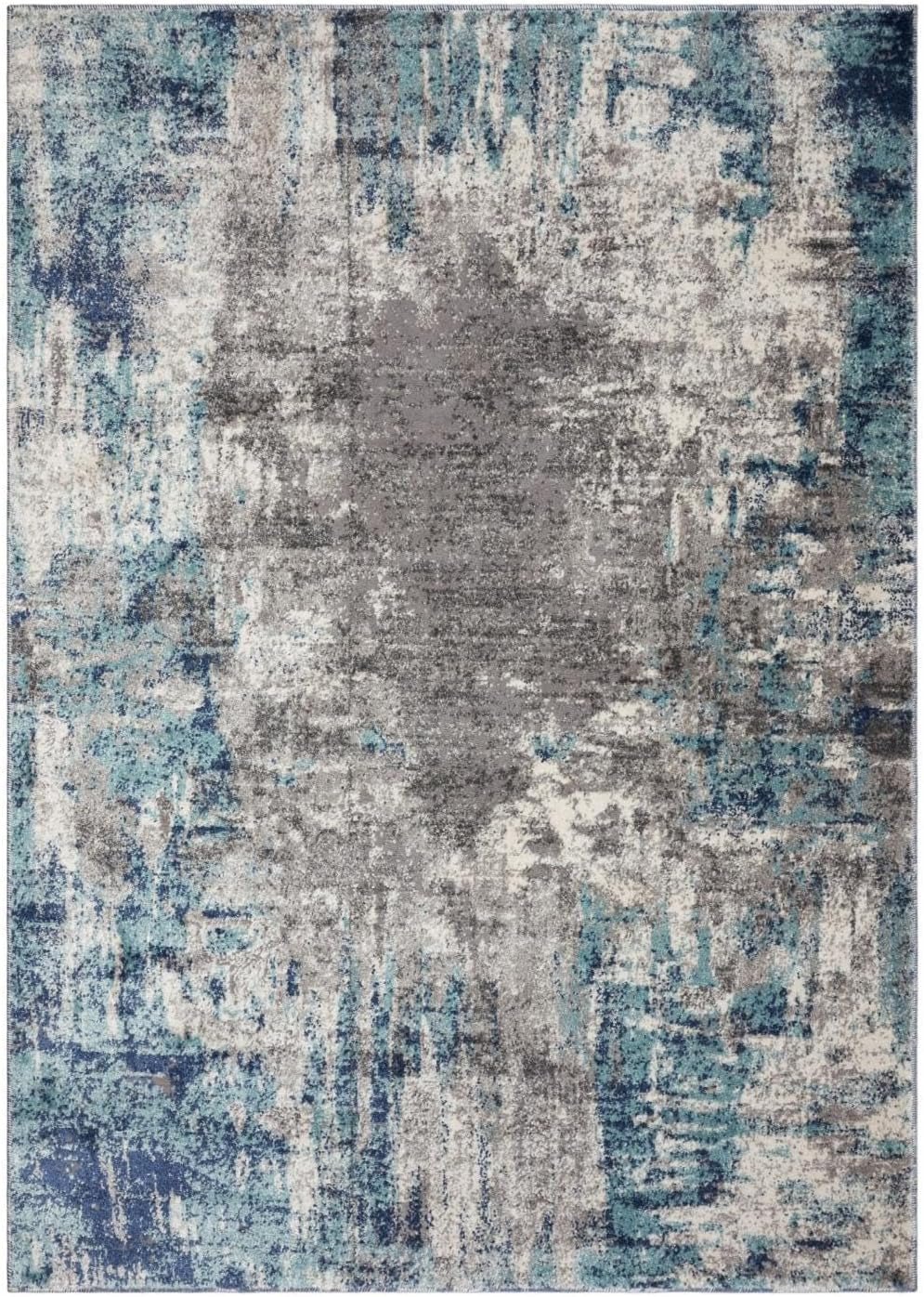 Artistic Area Rug, D.Blue - L.Blue 2X3 - OurOwnHaven