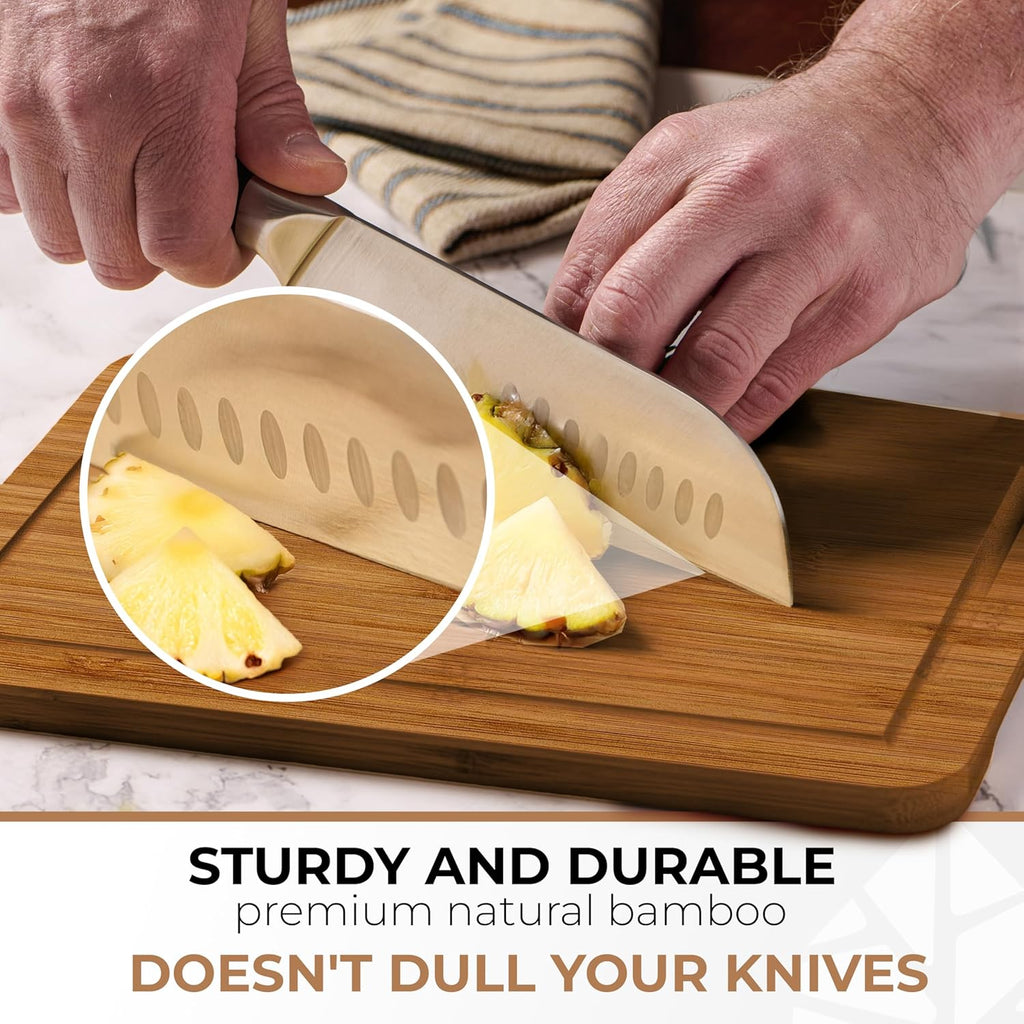 Elegant Bamboo Cutting Board Set - OurOwnHaven