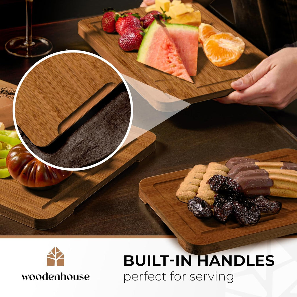 Elegant Bamboo Cutting Board Set - OurOwnHaven