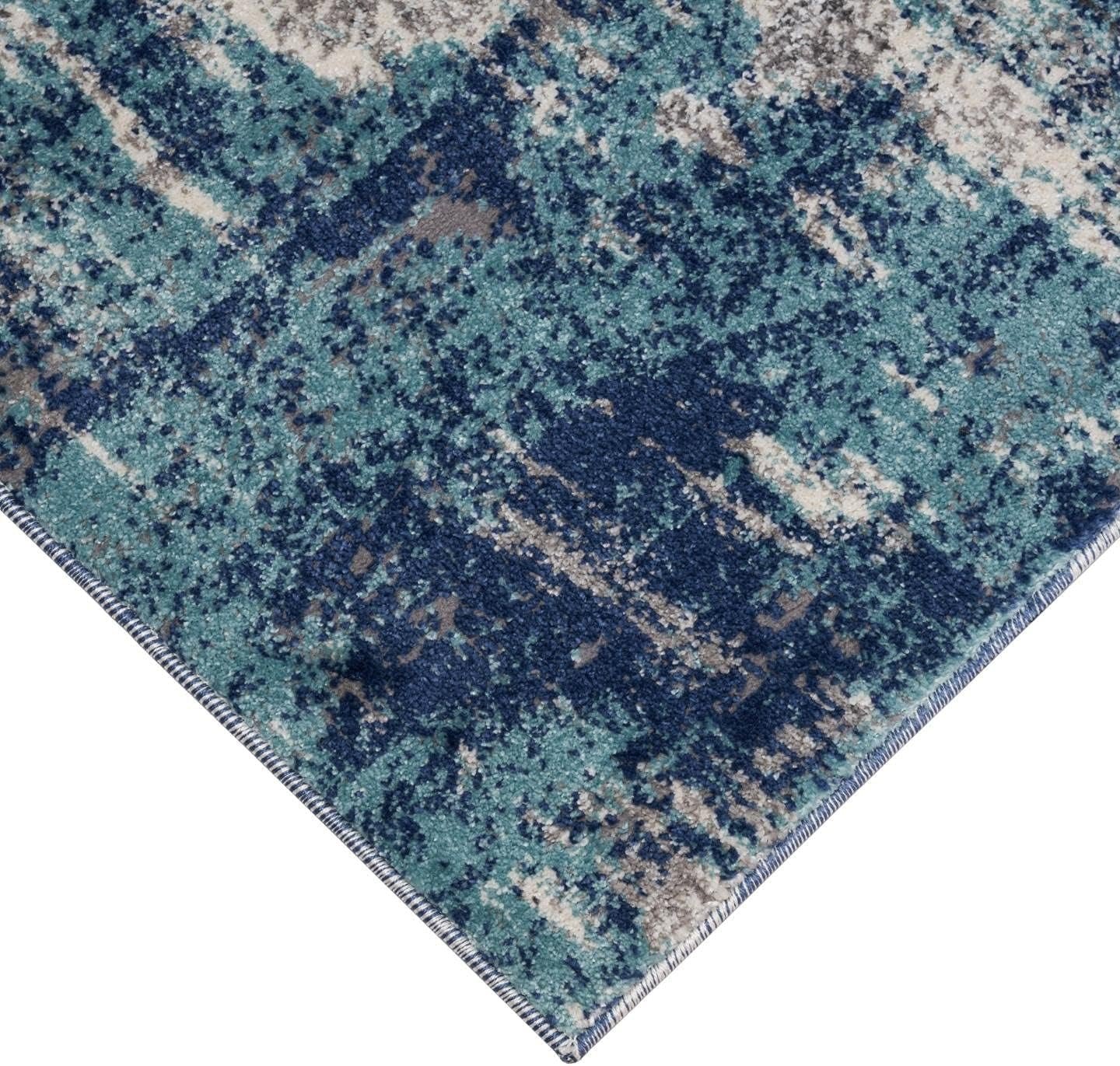 Artistic Area Rug, D.Blue - L.Blue 2X3 - OurOwnHaven