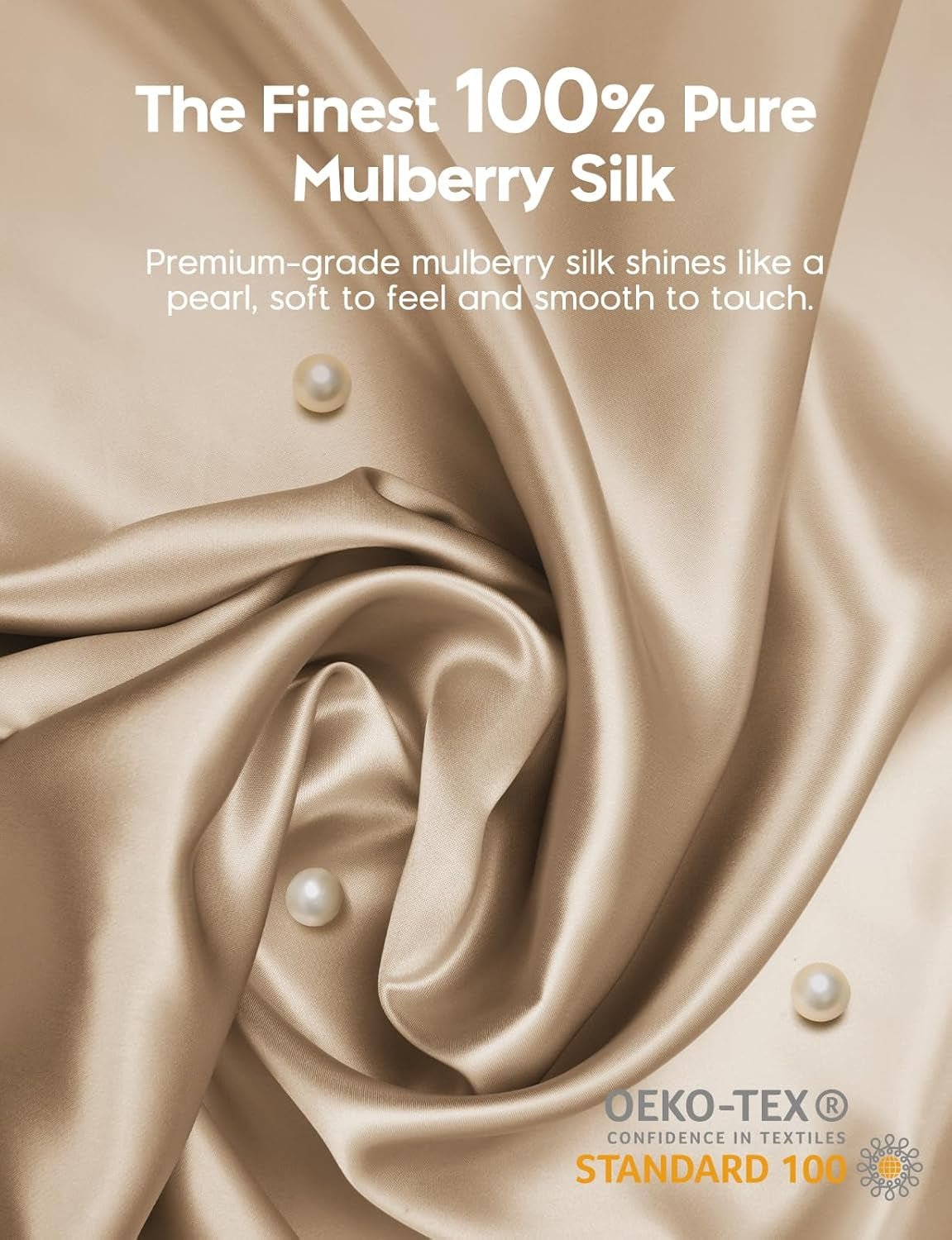 100% Pure Mulberry Silk Pillowcase for Hair & Skin - 22 Momme 6A High - Grade Fibers - Anti - Aging, Anti - Sleep Crease, Cooling Satin Pillowcases with Hidden Zipper, Best Gift Idea (Standard 20X26 Inches) - OurOwnHaven